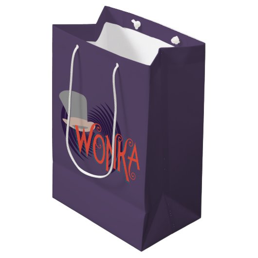 Sac Cadeau Moyen Logo Wonka Spiral (Devant Angle)
