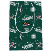 Sac Cadeau Moyen LOONEY TUNES™ Soccer Playbook Pattern (Devant)
