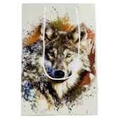 Sac Cadeau Moyen Loup (Dos)