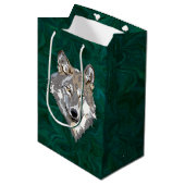 Sac Cadeau Moyen loup (Devant Angle)