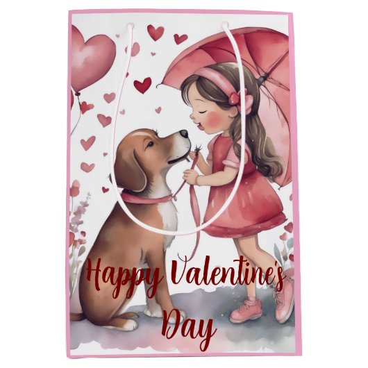 Sac Cadeau Moyen Love Enduring (Devant)