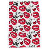 Sac Cadeau Moyen Love Red Lips (Dos)