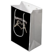 Sac Cadeau Moyen Love Skeleton Hand Classic (Devant Angle)