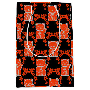 Sac Cadeau Moyen Lucky Japonais Maneki-neko