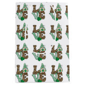 Sac Cadeau Moyen Lucky Love Gnome St. Patrick's Day (Devant)