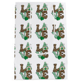 Sac Cadeau Moyen Lucky Love Gnome St. Patrick's Day (Dos)