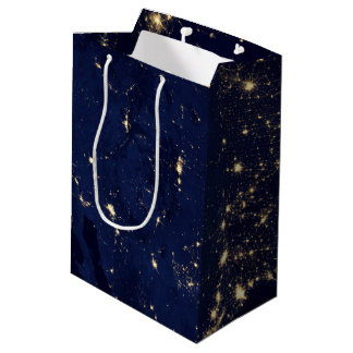 Sac Cadeau Moyen Lumières de la NASA de l'espace Etats-Unis