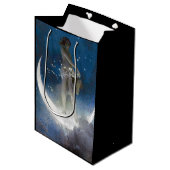 Sac Cadeau Moyen Luna Goddess at Night Scattering Stars (Devant Angle)