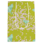 Sac Cadeau Moyen Luna Moth on Lime (Dos)
