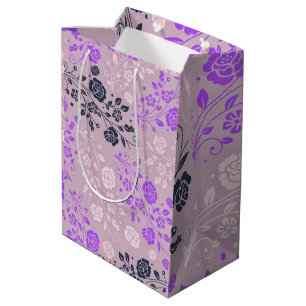 Sac Cadeau Moyen Luxe floral