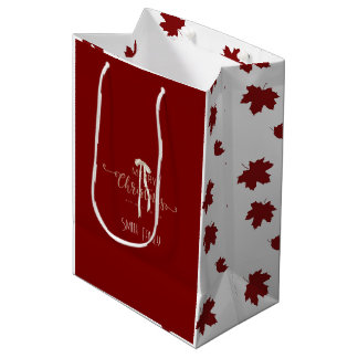Sac Cadeau Moyen Luxueux Noël Personnalisé Joyeux Noël