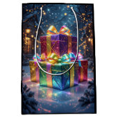 Sac Cadeau Moyen Luxury Christmas Gift Bag (Devant)