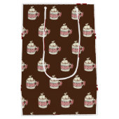 Sac Cadeau Moyen Luxury Christmas Personalized Merry Christmas  (Dos)