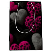 Sac Cadeau Moyen Luxury Dark Romantic Heart Gift Bag (Devant)