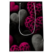 Sac Cadeau Moyen Luxury Dark Romantic Heart Gift Bag (Dos)