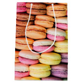 Sac Cadeau Moyen Macarons Colorés (Dos)