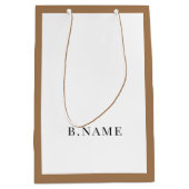 Sac Cadeau Moyen Magasin d'affaires (Devant)