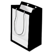 Sac Cadeau Moyen Magasin d'affaires mignon noir (Dos Angle)