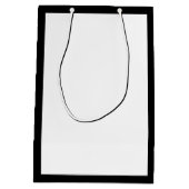 Sac Cadeau Moyen Magasin d'affaires mignon noir (Dos)