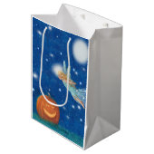 Sac Cadeau Moyen Magical Fairy and Jack O'Lantern Halloween party (Devant Angle)