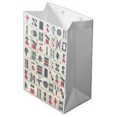 Sac Cadeau Moyen Mahjong Tiles (Devant Angle)
