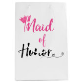 Sac Cadeau Moyen "Maid of Honor" (Devant)