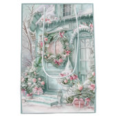 Sac Cadeau Moyen Maison de Noël (Dos)