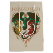 Sac Cadeau Moyen Maison du Dragon | Bouclier dragon (Dos)