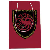 Sac Cadeau Moyen MAISON DU DRAGON | Maison Targaryen Crest (Devant)