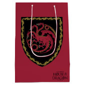 Sac Cadeau Moyen MAISON DU DRAGON | Maison Targaryen Crest (Dos)
