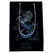Sac Cadeau Moyen MAISON DU DRAGON | Maison Velaryon Sigil (Dos)