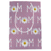 Sac Cadeau Moyen Maman Daisy Sur Pois (Devant)