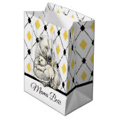 Sac Cadeau Moyen Maman Ours (Devant Angle)
