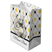 Sac Cadeau Moyen Maman Ours (Dos Angle)