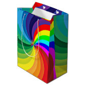 Sac Cadeau Moyen Mandala-46556 couleur arc-en-ciel (Dos Angle)