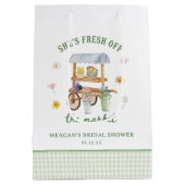 Sac Cadeau Moyen Marché aux fleurs Frais débarqués Baby Shower (Dos)