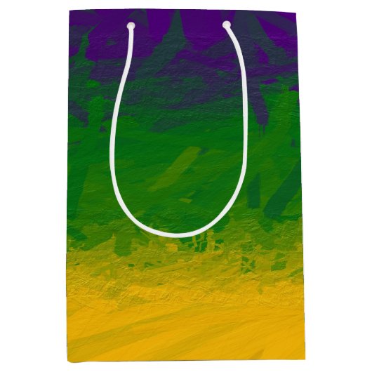 Sac Cadeau Moyen Mardi Gras Gradient (Devant)