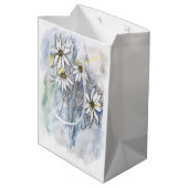 Sac Cadeau Moyen Marguerites (Dos Angle)