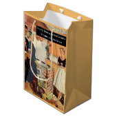 Sac Cadeau Moyen Mariage Ancien Cuisine de Fête Prénuptiale Blagues (Devant Angle)