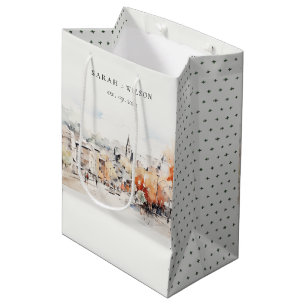 Sac Cadeau Moyen Mariage champêtre chic à Greenville Caroline du Su
