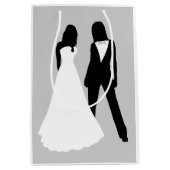 Sac Cadeau Moyen Mariage de deux mariées (Devant)