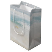 Sac Cadeau Moyen Mariage de l'anniversaire d'Ocean Beach (Dos Angle)