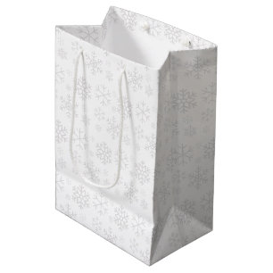 Sac Cadeau Moyen Mariage d'hiver sous la neige