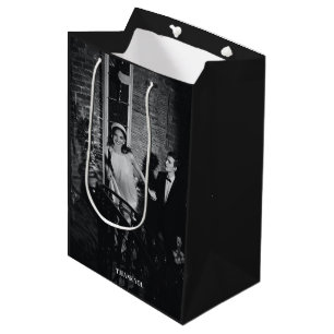 Sac Cadeau Moyen Mariage Minimaliste Moderne Personnalisé Photo Rem