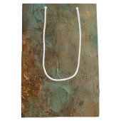 Sac Cadeau Moyen Mariage Réception de mariage Aqua sarcelle pêche o (Dos)