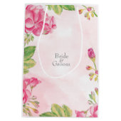 Sac Cadeau Moyen Mariage rose Summerflowers (Dos)