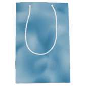 Sac Cadeau Moyen Mariage Turquoise Bleu   (Devant)