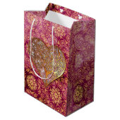 Sac Cadeau Moyen Mariages Bohemian Valentine Whimsey 3D VALENTINES (Dos Angle)