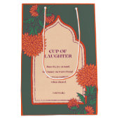 Sac Cadeau Moyen Marigold on Green (Cup of Laughter) (Dos)