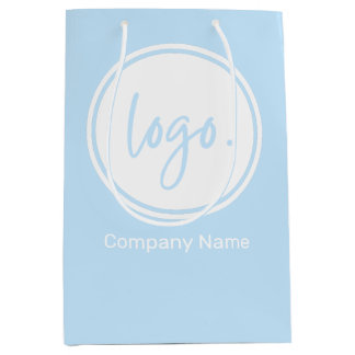SAC CADEAU MOYEN MARQUE D'AFFAIRES AVEC NOM D'ENTREPRISE & LOGO SUR